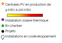 légende carte BE